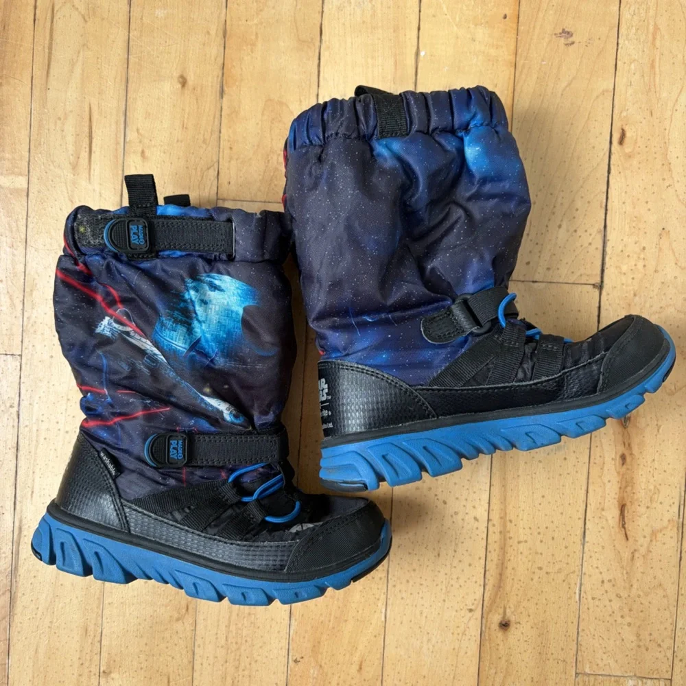 Stride Rite Toddler Made 2 Play Star Wars Sneaker Winter Boot, Black Size 10.5 W